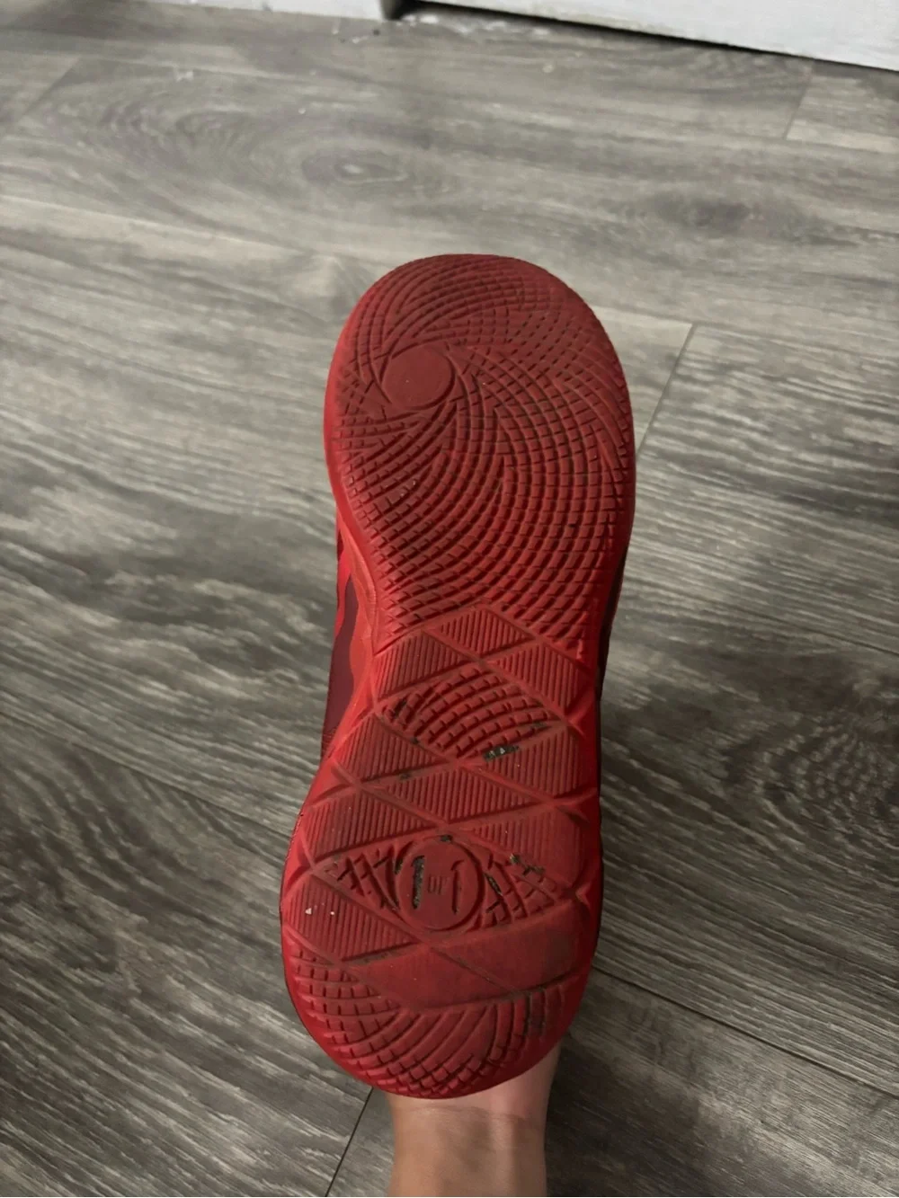 All-Red Athletic Sneakers